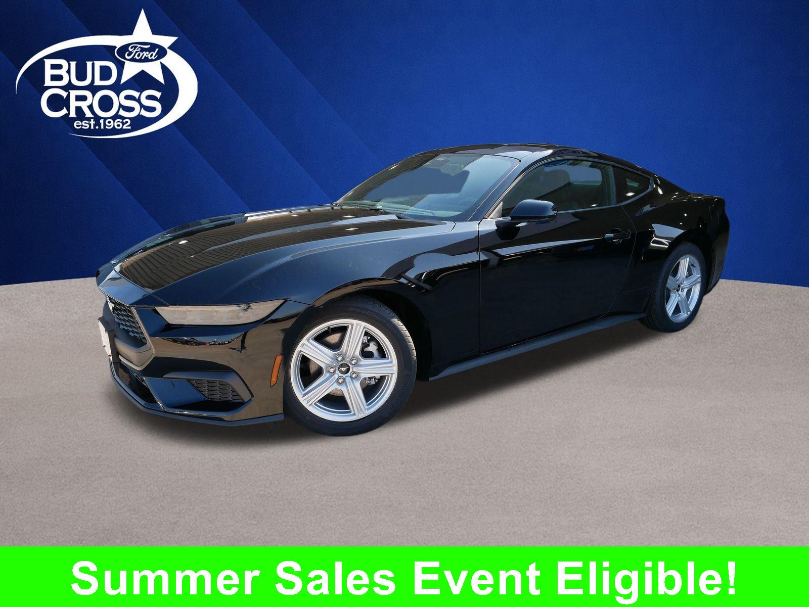 Shadow Black 2026 Ford Mustang Coupe Rear-Wheel Drive Automatic