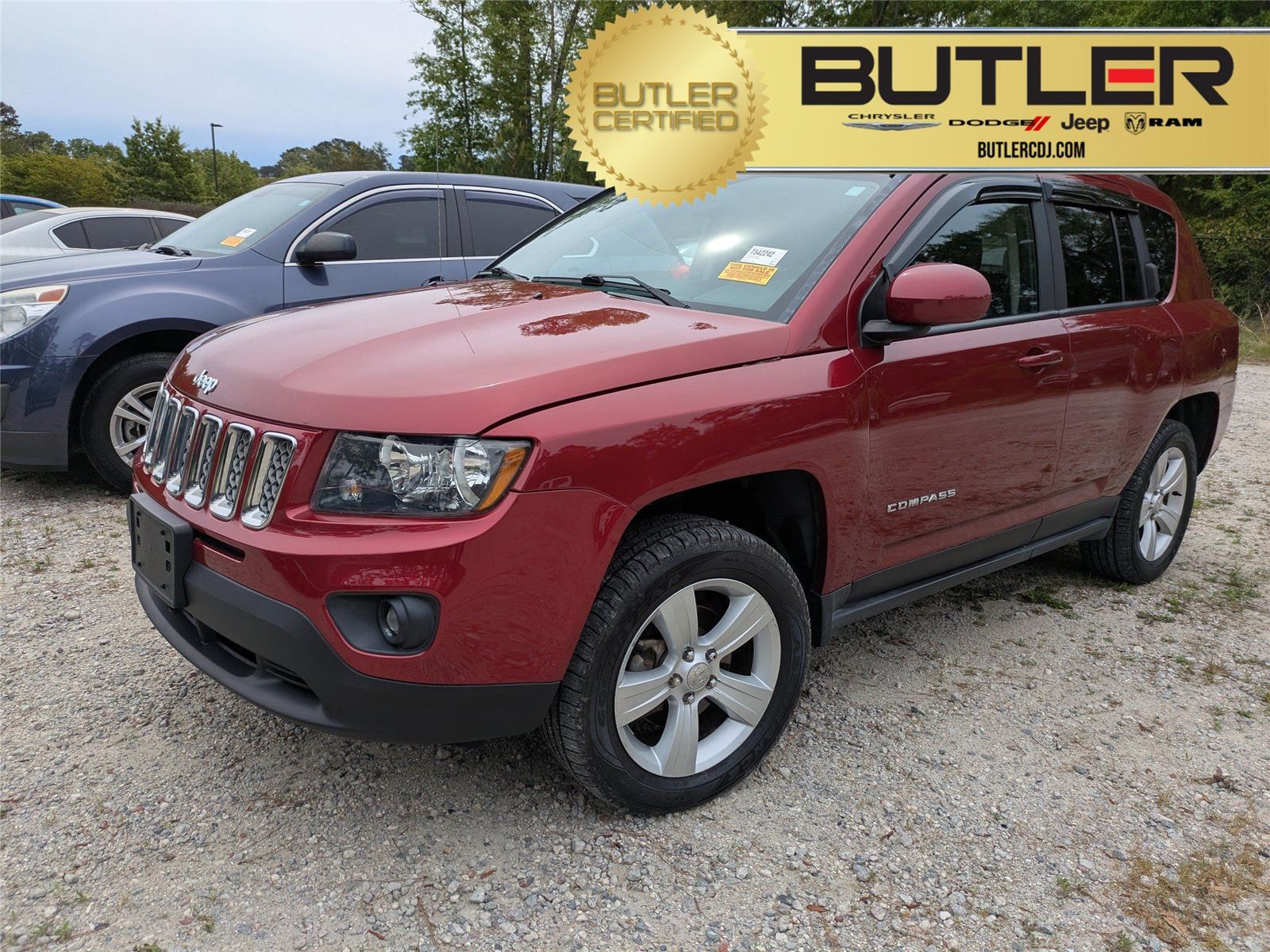 Deep Cherry Red Crystal Pearlcoat 2016 Jeep Compass Latitude 4WD SUV / Crossover Four-Wheel Drive 6-Speed Automatic