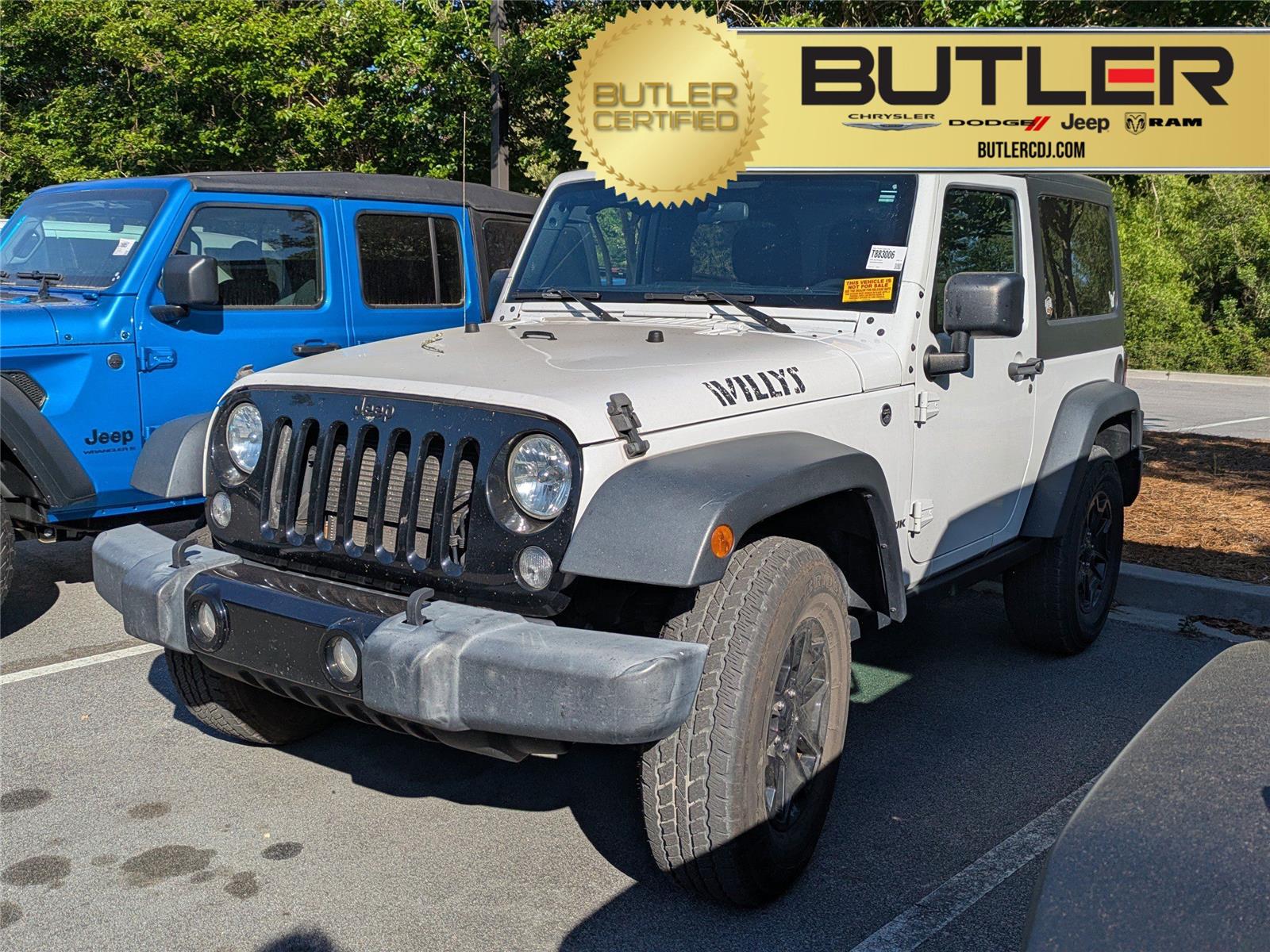 Bright White Clearcoat 2018 Jeep Wrangler JK Willys Wheeler W 4WD SUV / Crossover Four-Wheel Drive 5-Speed Automatic