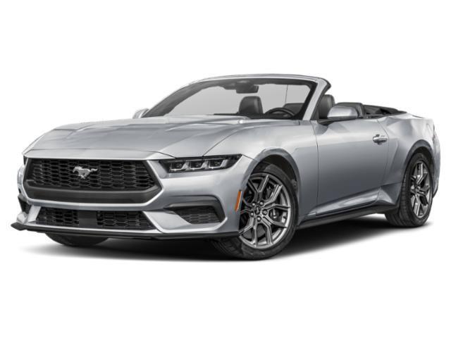 Iconic Silver 2024 Ford Mustang Convertible Rear-Wheel Drive Automatic
