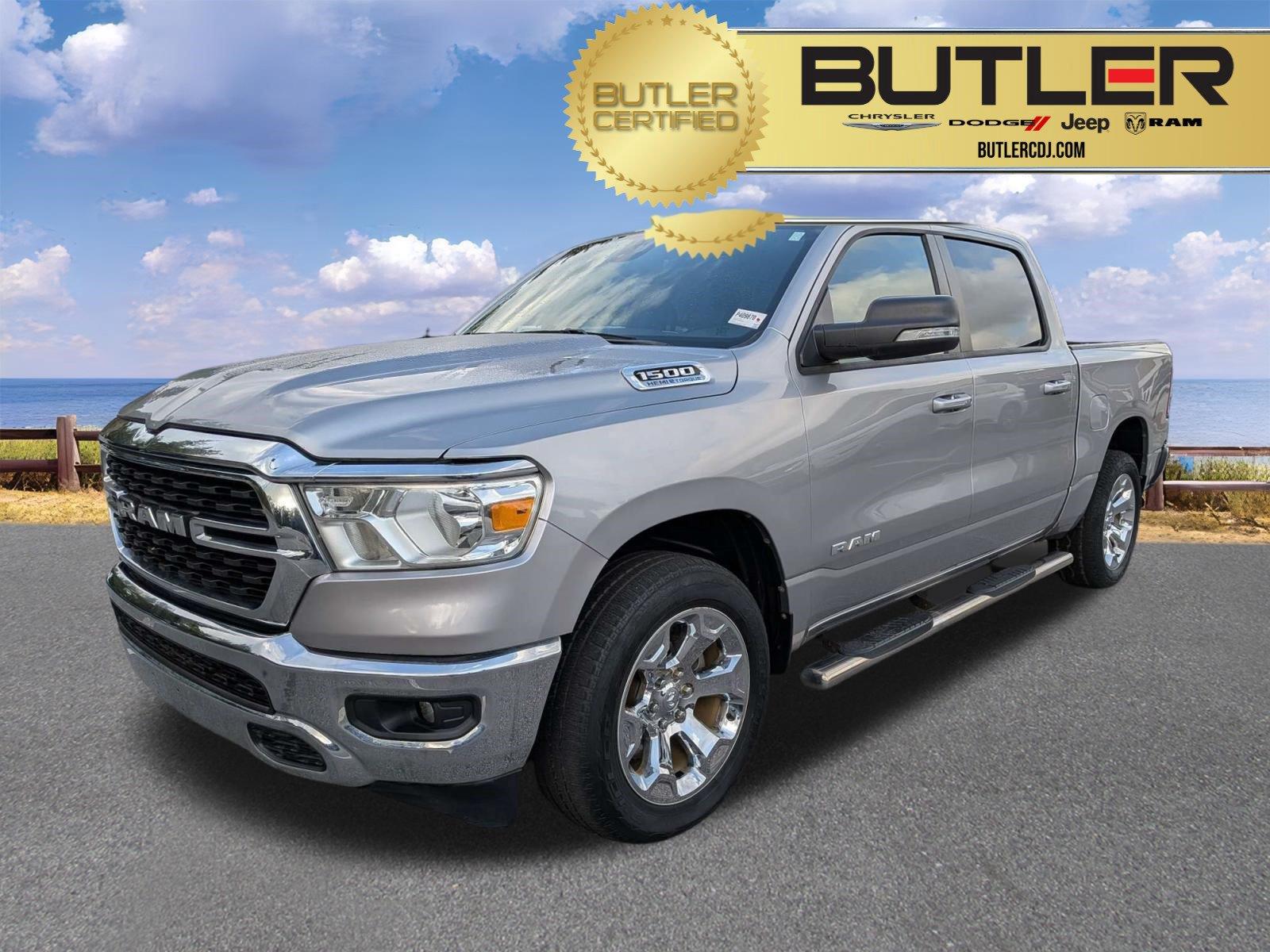 Billet Silver Metallic Clearcoat 2022 RAM 1500 Pickup Truck Four-Wheel Drive 8-Speed Automatic