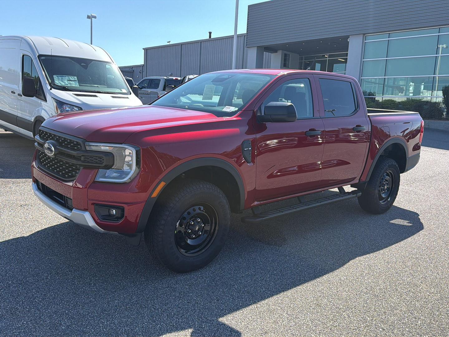 Ruby Red Metallic Tinted Clearcoat 2026 Ford Ranger Pickup Truck Four-Wheel Drive Automatic