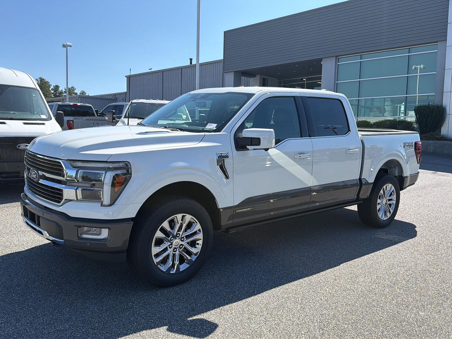 Star White Metallic Tri-Coat/Marsh Gray 2026 Ford F-150 Pickup Truck Four-Wheel Drive Automatic