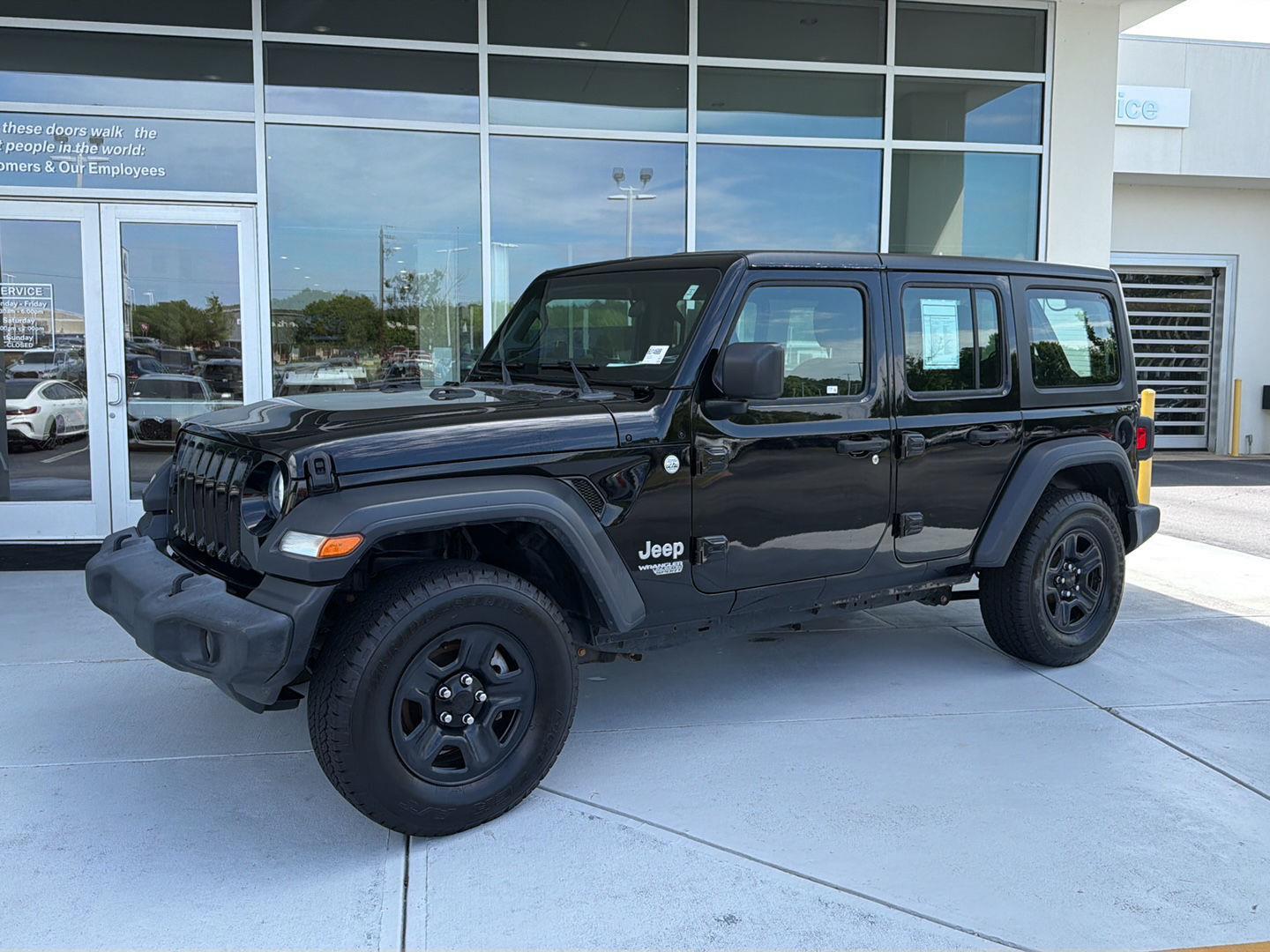 Black Clearcoat 2020 Jeep Wrangler SUV / Crossover Four-Wheel Drive 8-Speed Automatic