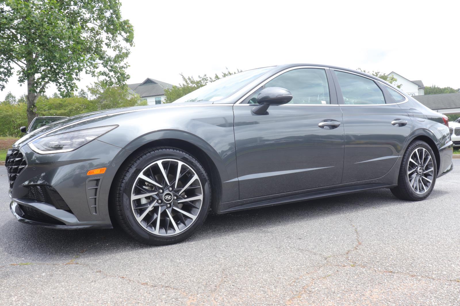 Portofino Gray 2023 Hyundai Sonata Sedan Front-Wheel Drive Automatic