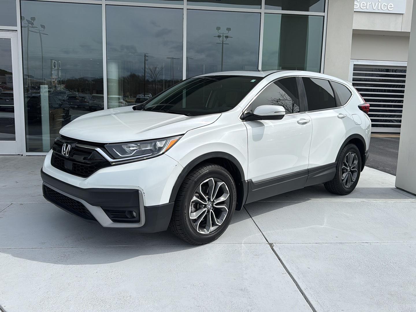 Platinum White Pearl 2022 Honda CR-V EX-L FWD SUV / Crossover Front-Wheel Drive Continuously Variable Transmission