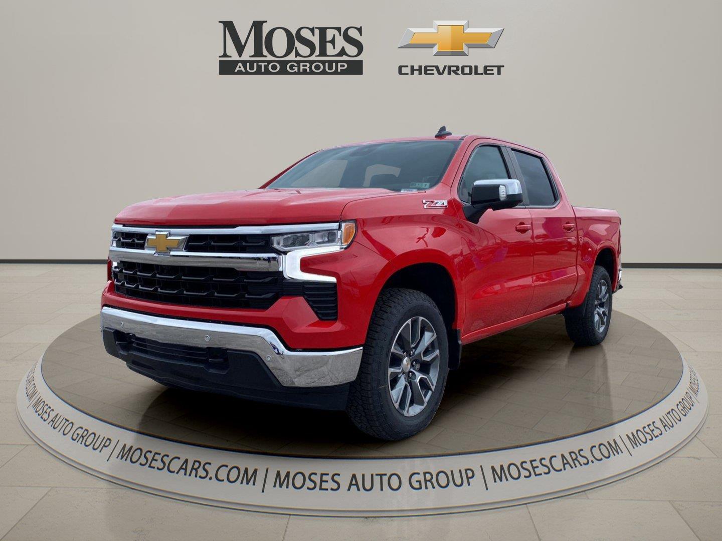 Red Hot 2026 Chevrolet Silverado 1500 Pickup Truck Four-Wheel Drive Automatic