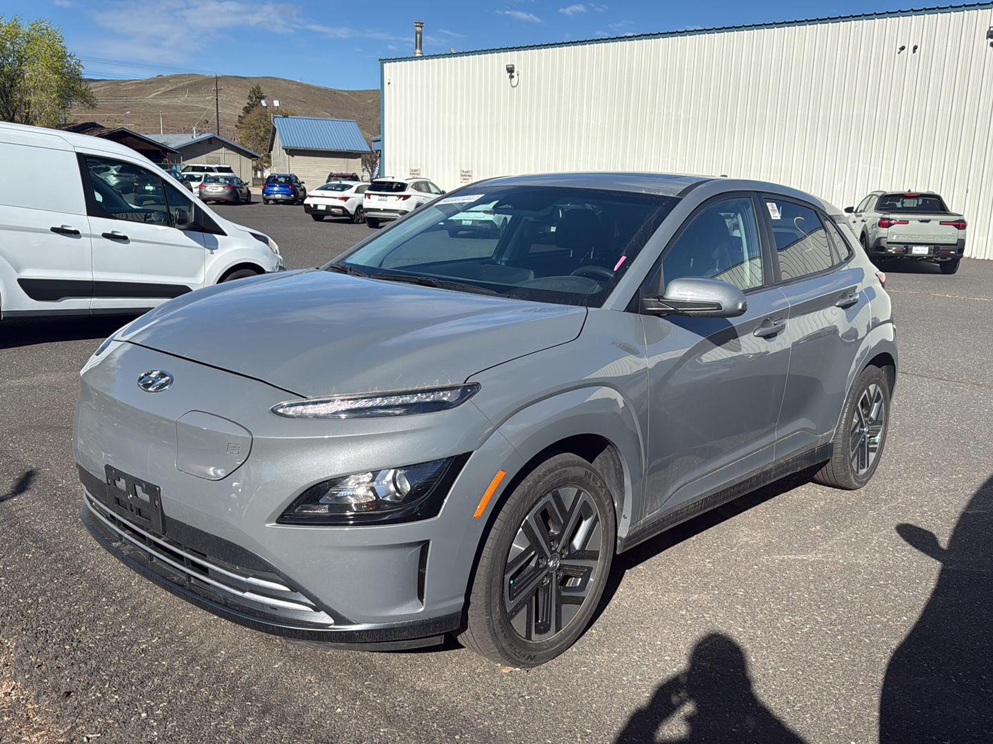 Galactic Gray 2023 Hyundai Kona Electric SEL FWD SUV / Crossover Front-Wheel Drive Automatic