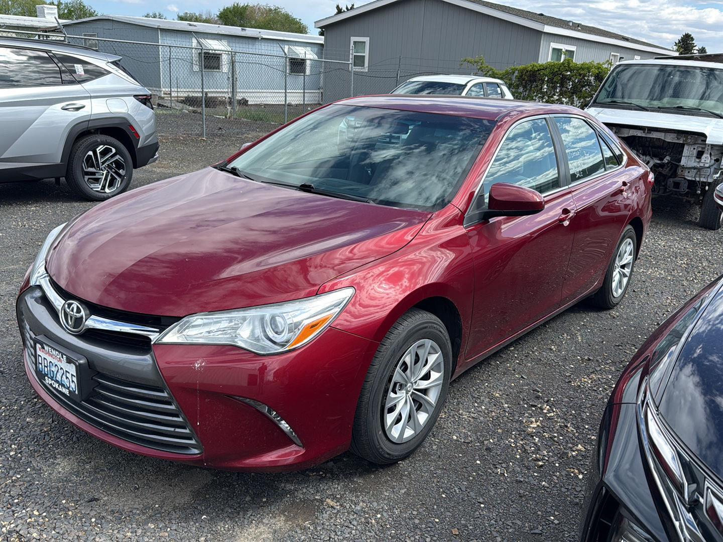 Red (Ruby Flare Pearl) 2015 Toyota Camry LE Sedan Front-Wheel Drive Automatic