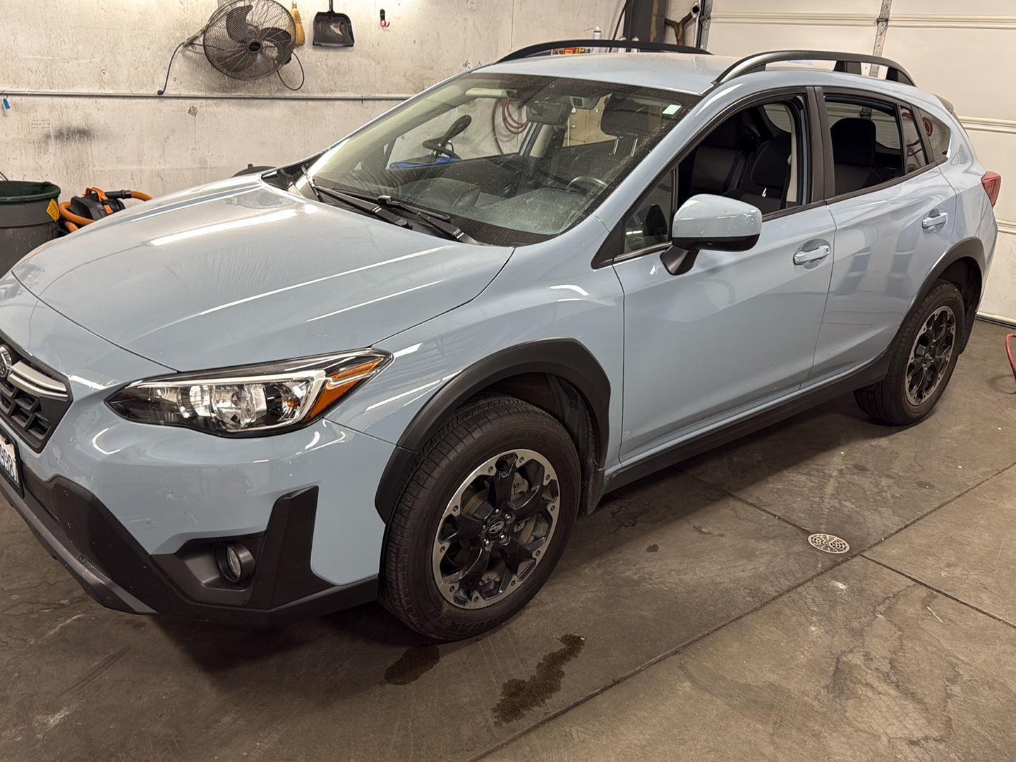 Cool Gray Khaki 2021 Subaru Crosstrek Premium AWD SUV / Crossover All-Wheel Drive Continuously Variable Transmission