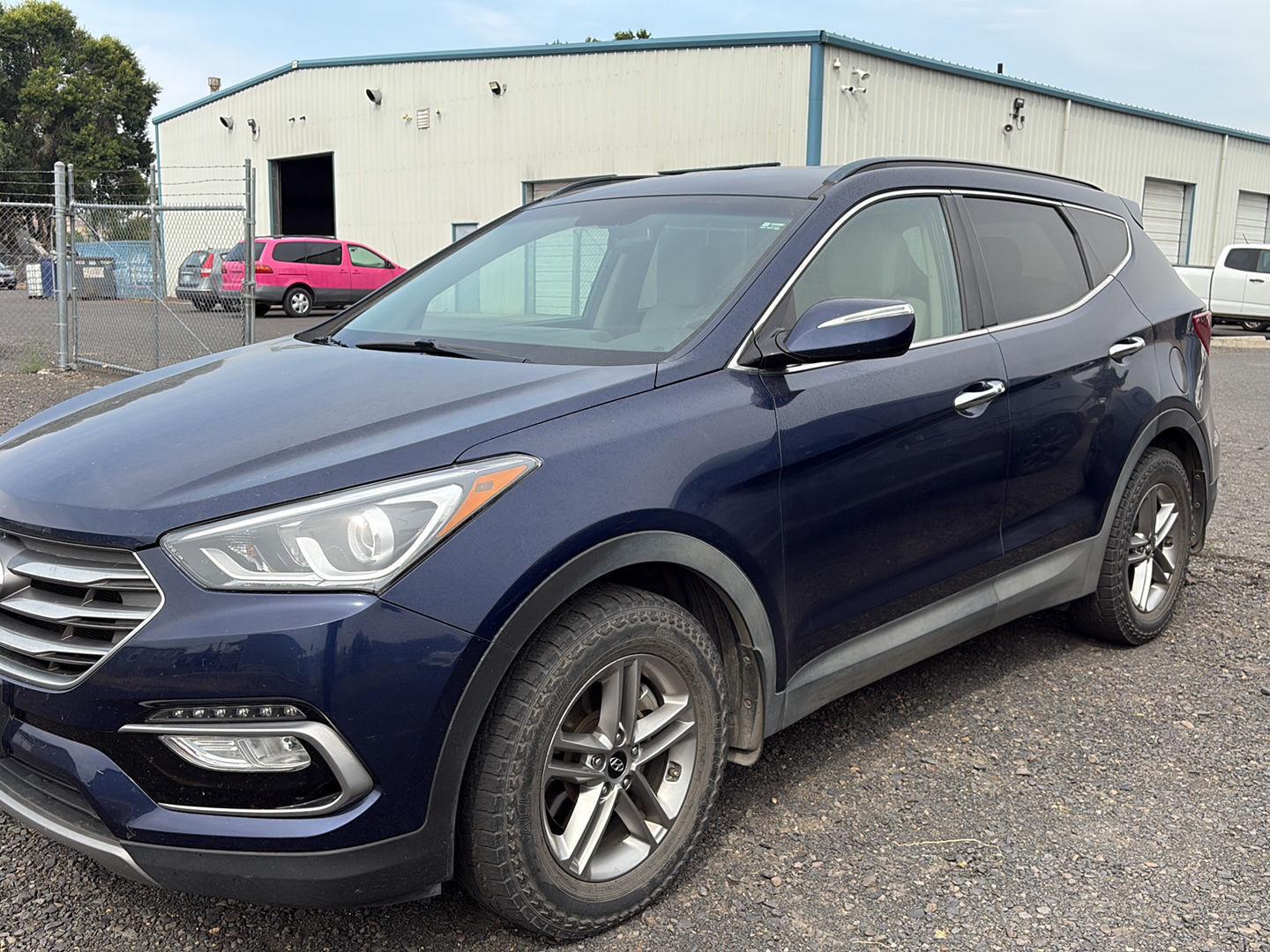 Twilight Black 2018 Hyundai Santa Fe Sport SUV / Crossover All-Wheel Drive Automatic