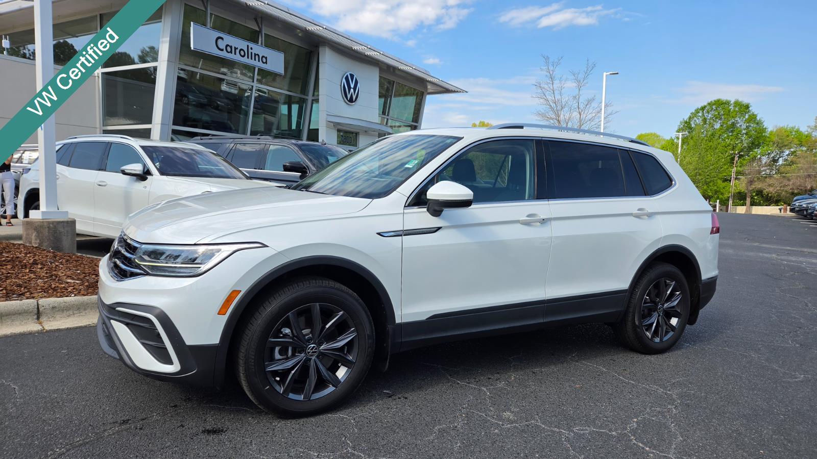 Opal White Pearl 2023 Volkswagen Tiguan SUV / Crossover All-Wheel Drive Automatic