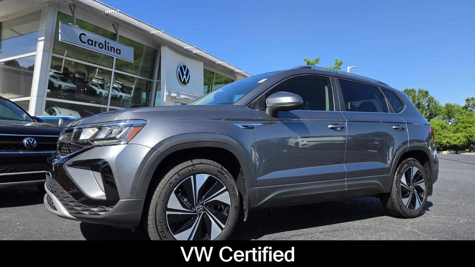 Platinum Gray Metallic 2024 Volkswagen Taos SUV / Crossover All-Wheel Drive Automatic
