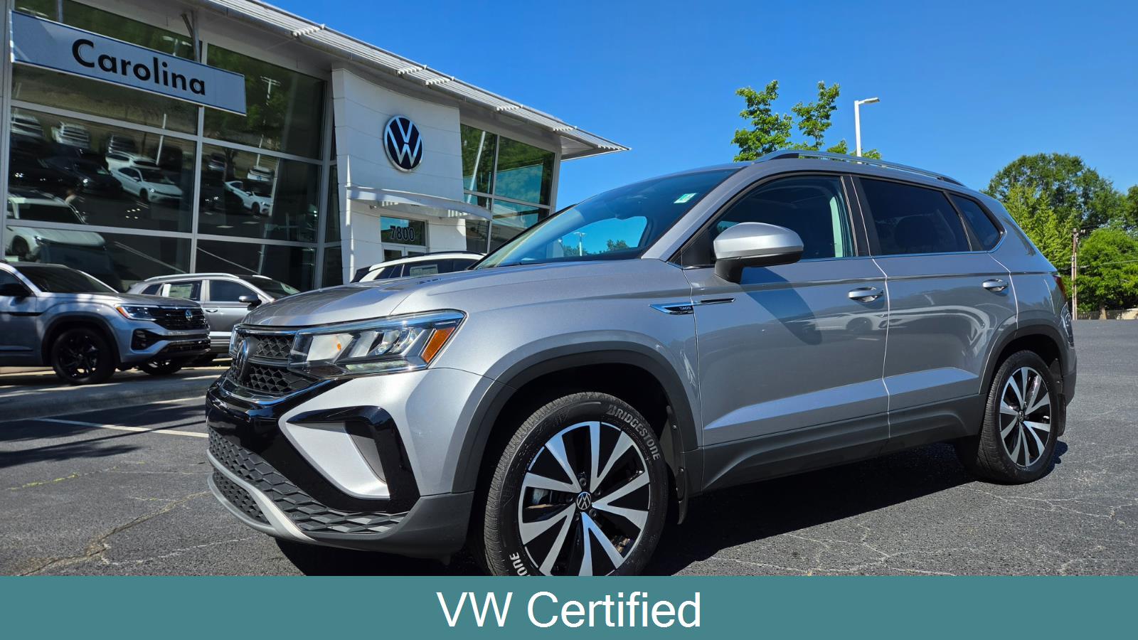 Pyrite Silver Metallic 2023 Volkswagen Taos SUV / Crossover All-Wheel Drive Automatic