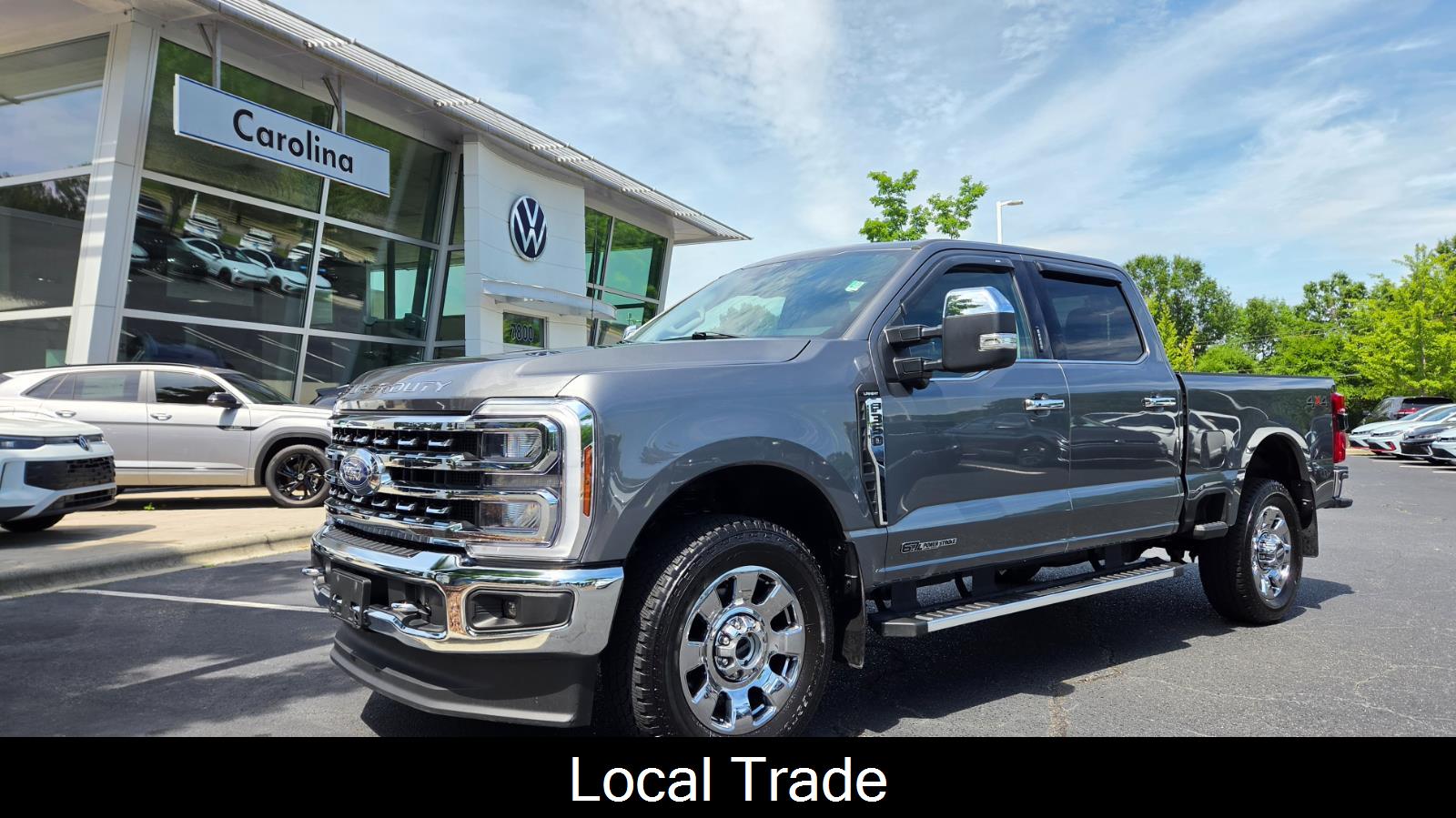 Carbonized Gray 2024 Ford F-350 Super Duty Pickup Truck Four-Wheel Drive Automatic