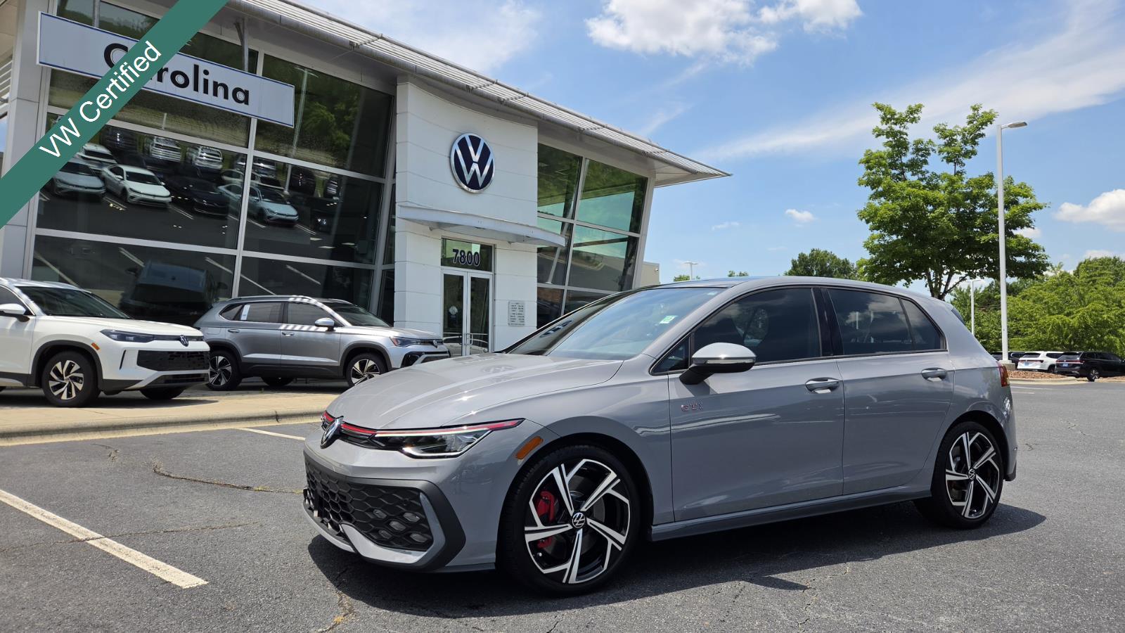 Moonstone Gray 2025 Volkswagen Golf GTI Hatchback Front-Wheel Drive Automatic