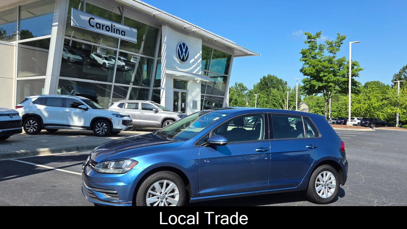 Silk Blue Metallic 2019 Volkswagen Golf Hatchback Front-Wheel Drive Automatic