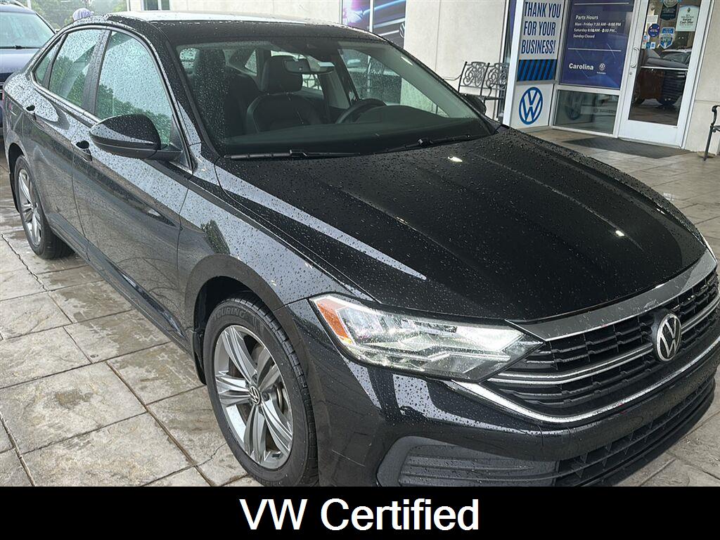Deep Black Pearl 2022 Volkswagen Jetta Sedan Front-Wheel Drive Automatic