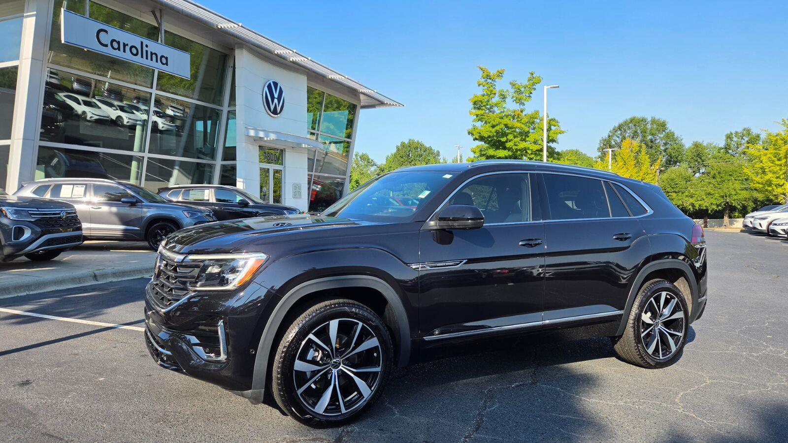 Deep Black Pearl 2025 Volkswagen Atlas Cross Sport SUV / Crossover All-Wheel Drive Automatic