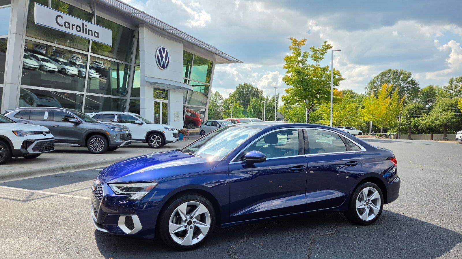Navarra Blue Metallic 2023 Audi A3 Sedan All-Wheel Drive Automatic