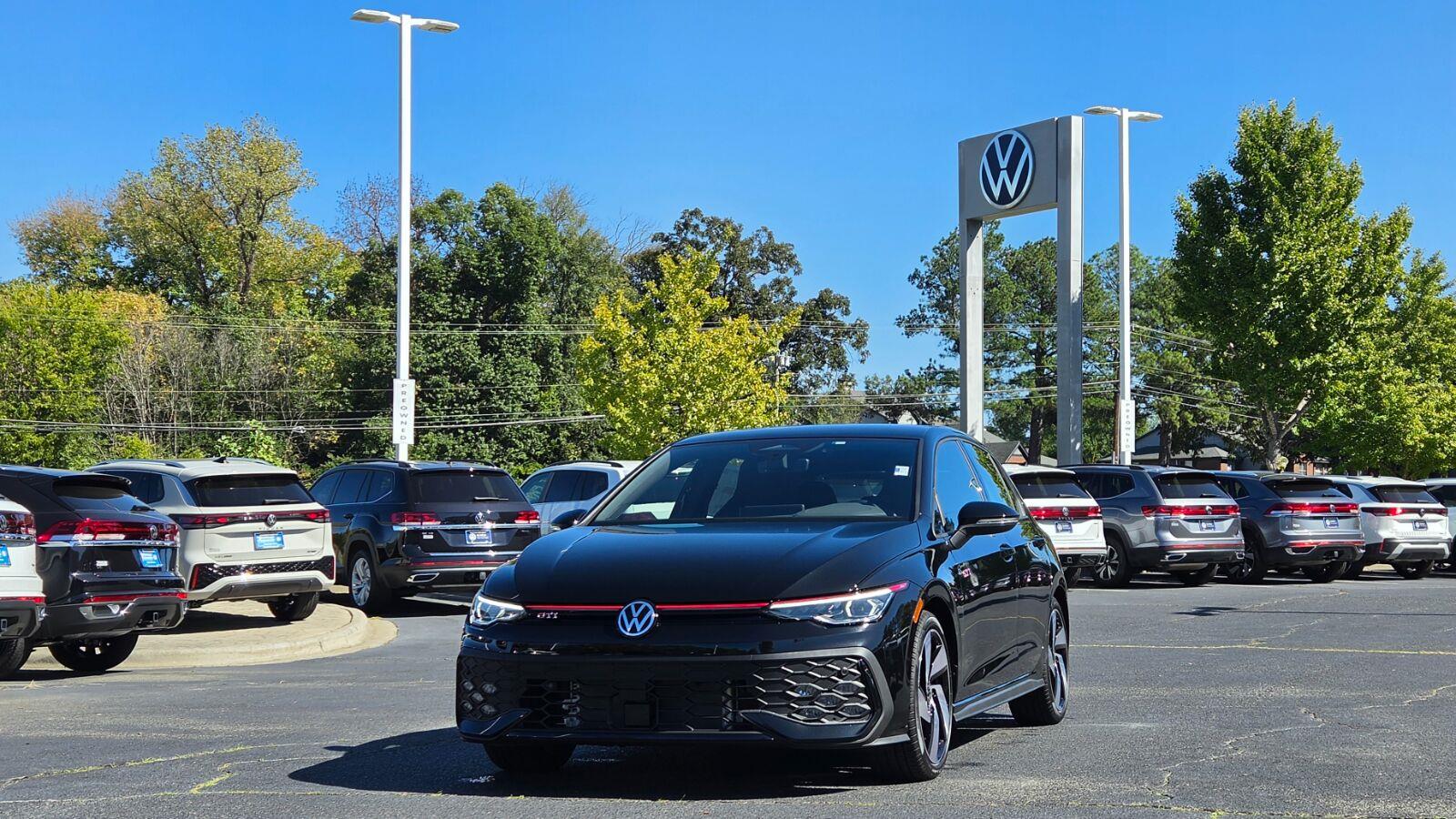 Mythos Black Metallic 2026 Volkswagen Golf GTI Hatchback Front-Wheel Drive Automatic