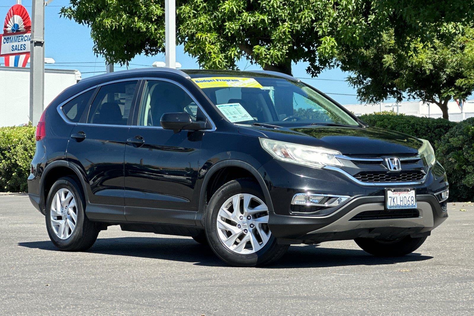 Black 2015 Honda CR-V SUV / Crossover All-Wheel Drive Continuously Variable Transmission