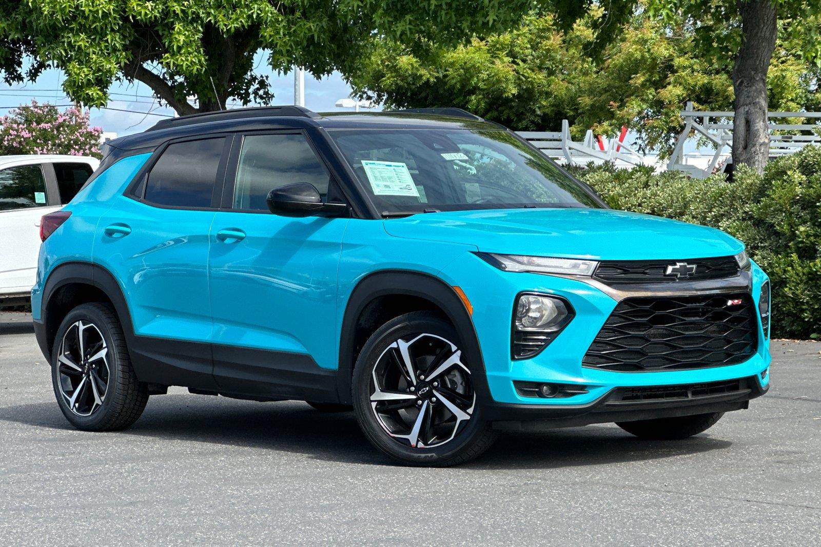 Oasis Blue 2022 Chevrolet Trailblazer SUV / Crossover Front-Wheel Drive Continuously Variable Transmission