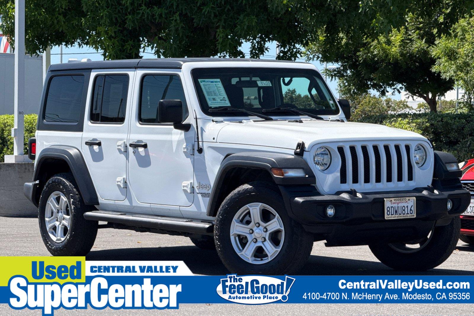 Bright White Clearcoat 2018 Jeep Wrangler SUV / Crossover Four-Wheel Drive 8-Speed Automatic