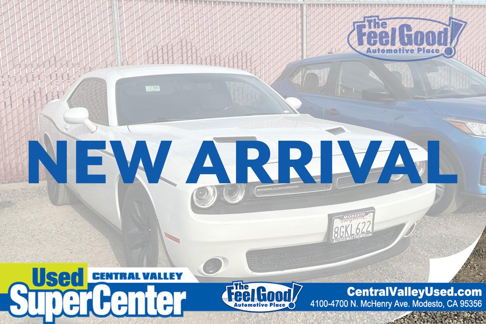White Knuckle Clearcoat 2018 Dodge Challenger Coupe Rear-Wheel Drive 8-Speed Automatic
