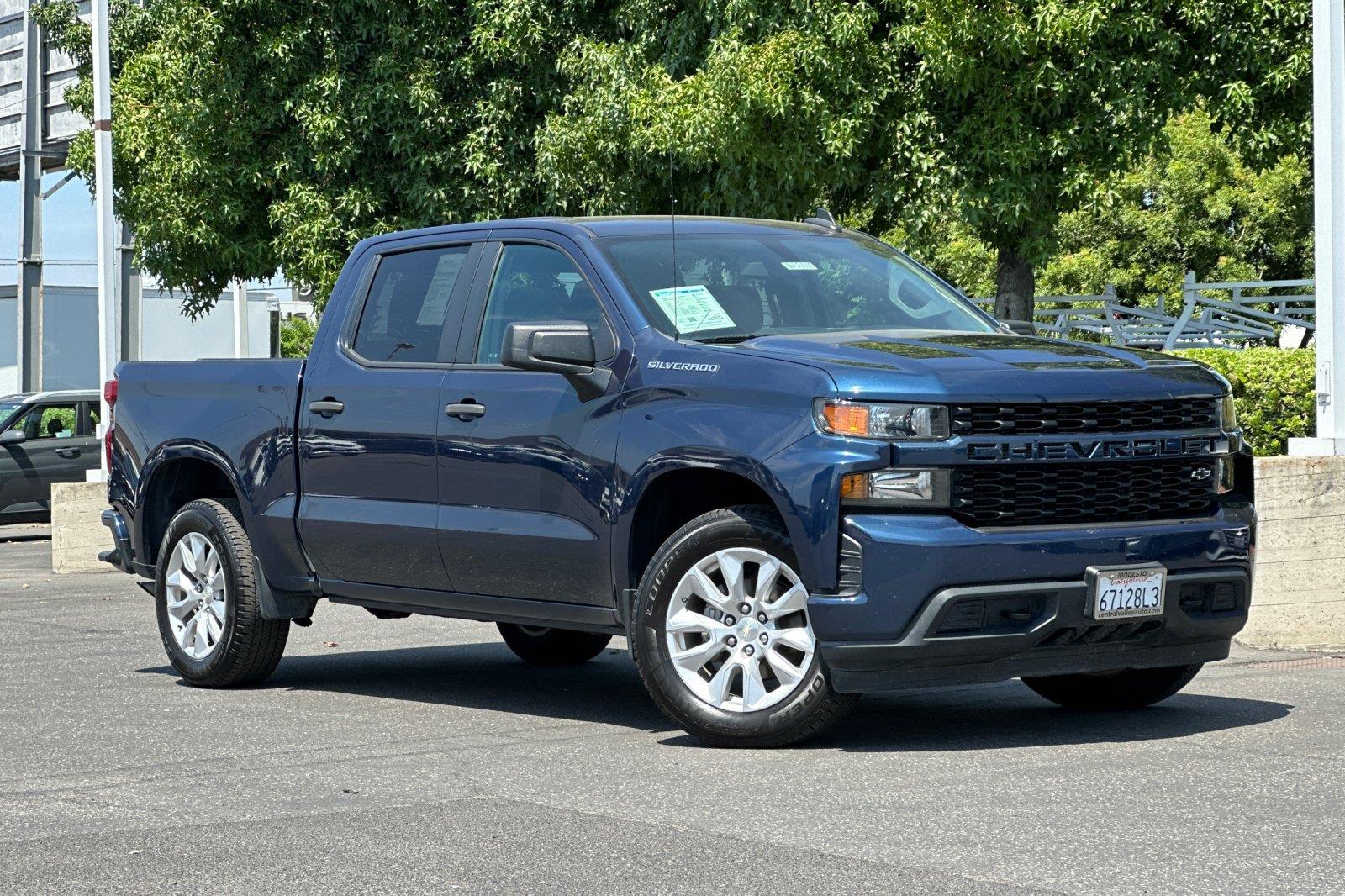 Northsky Blue Metallic 2022 Chevrolet Silverado 1500 Pickup Truck 4X2 8-Speed Automatic