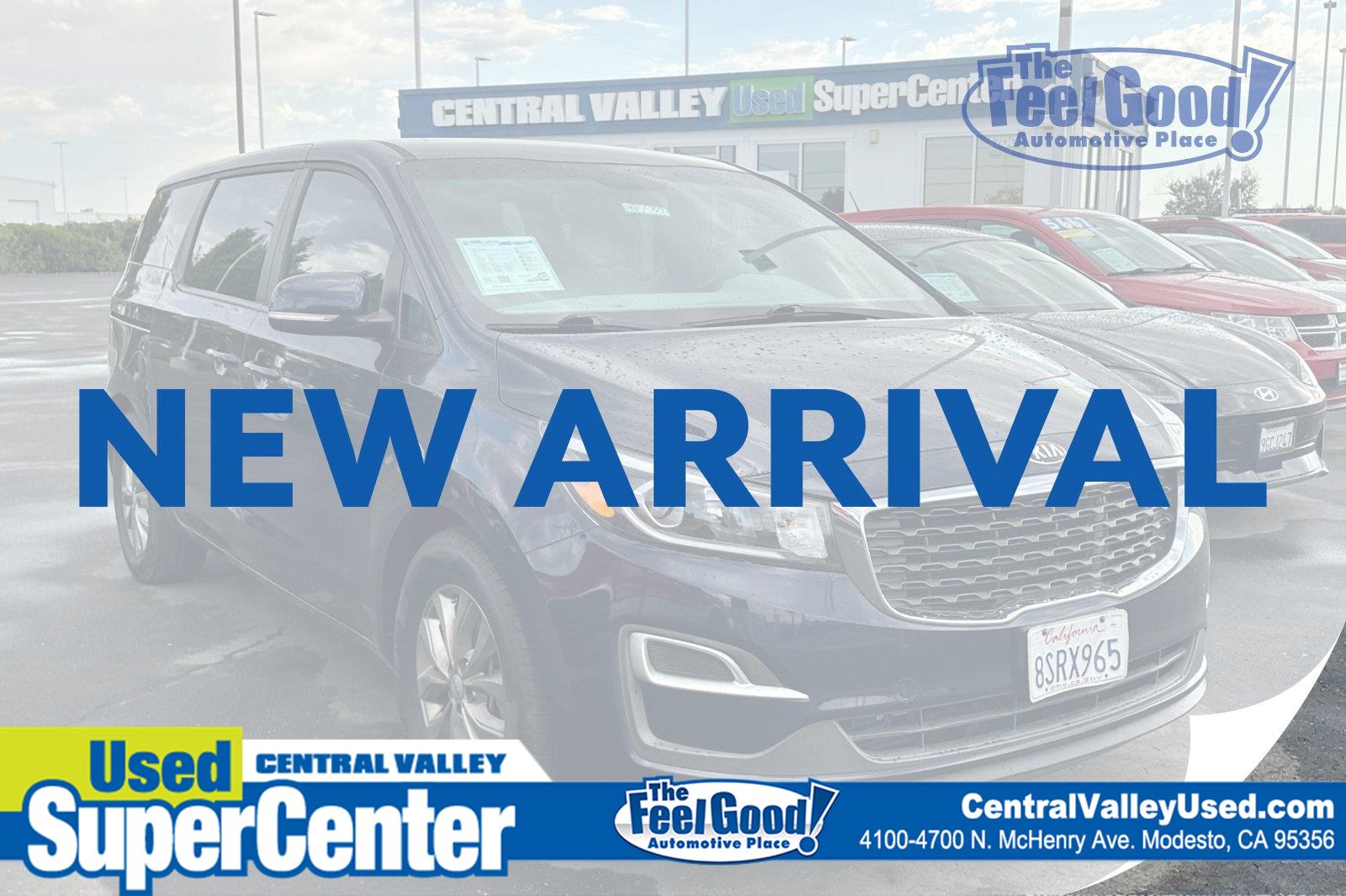 Celestial Blue 2021 Kia Sedona Minivan Front-Wheel Drive Automatic