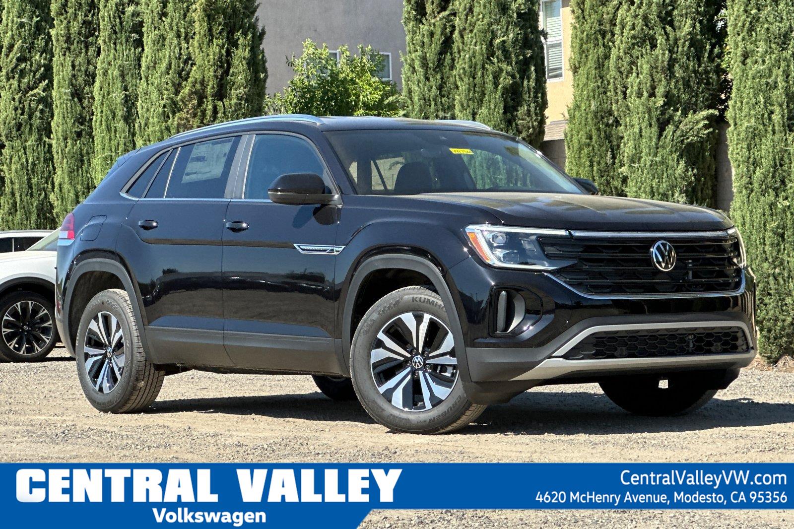 Deep Black Pearl 2026 Volkswagen Atlas Cross Sport SUV / Crossover All-Wheel Drive Automatic