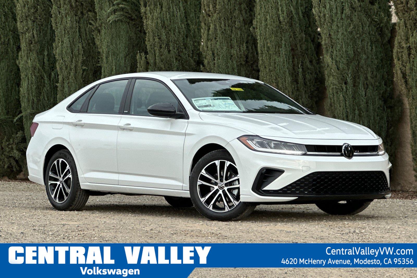 Pure White 2026 Volkswagen Jetta Sedan Front-Wheel Drive Automatic