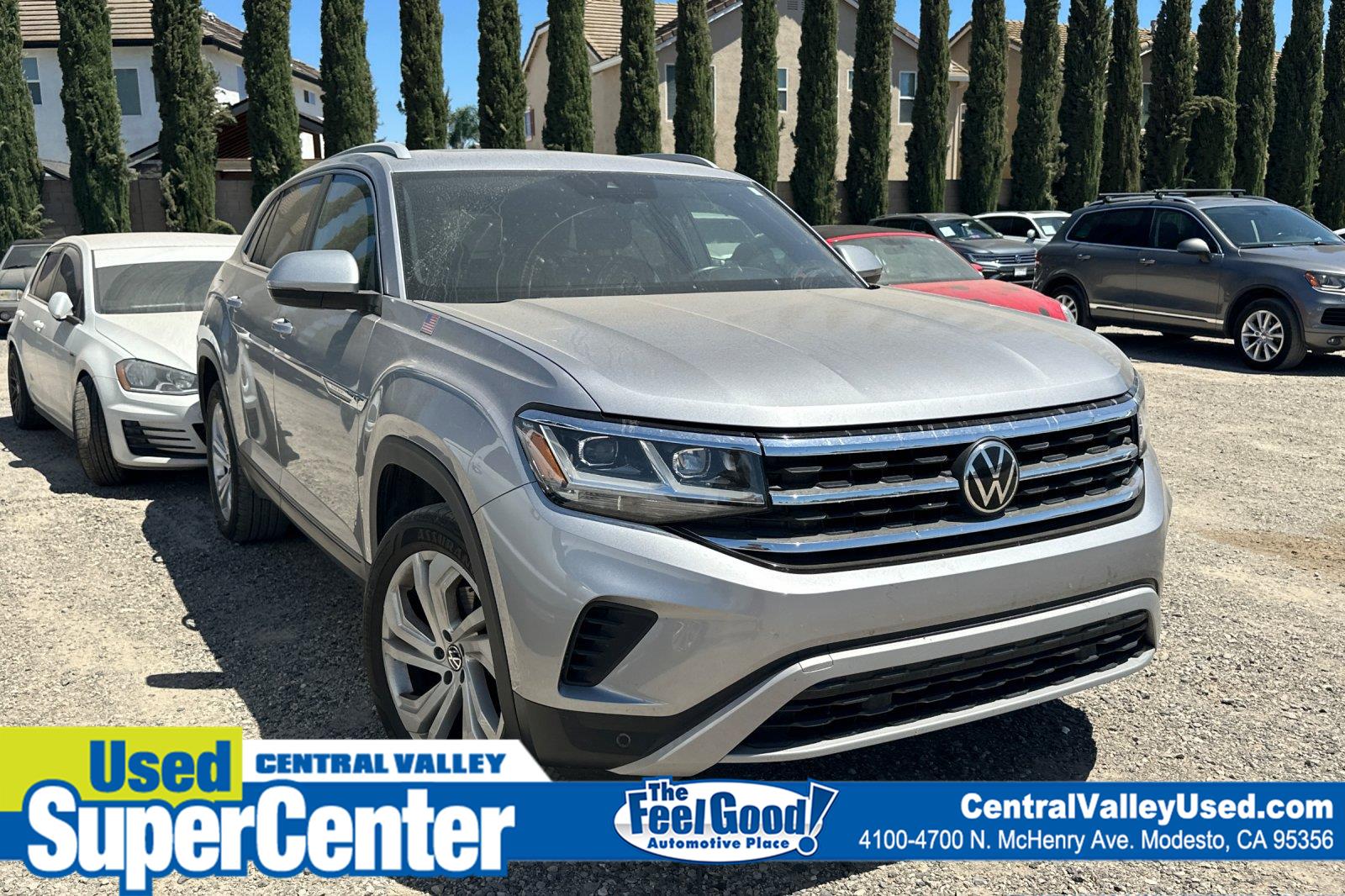 Pyrite Silver Metallic 2020 Volkswagen Atlas Cross Sport SUV / Crossover All-Wheel Drive Automatic
