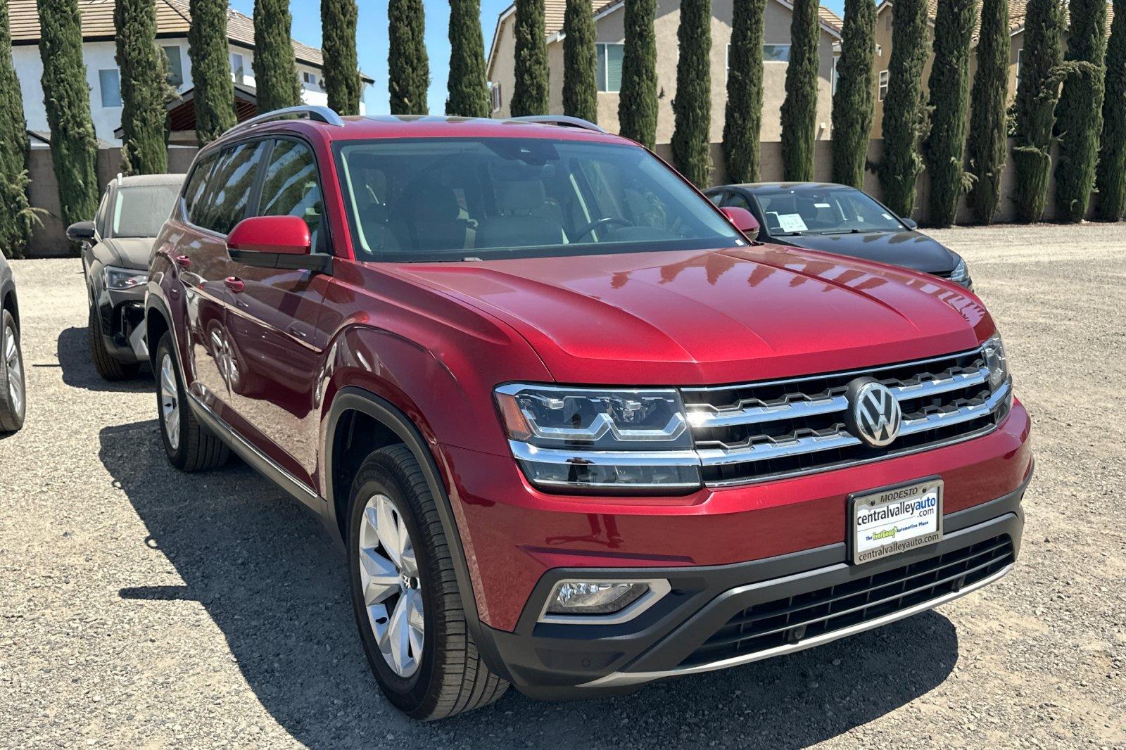 Fortana Red Metallic 2018 Volkswagen Atlas SUV / Crossover Front-Wheel Drive Automatic