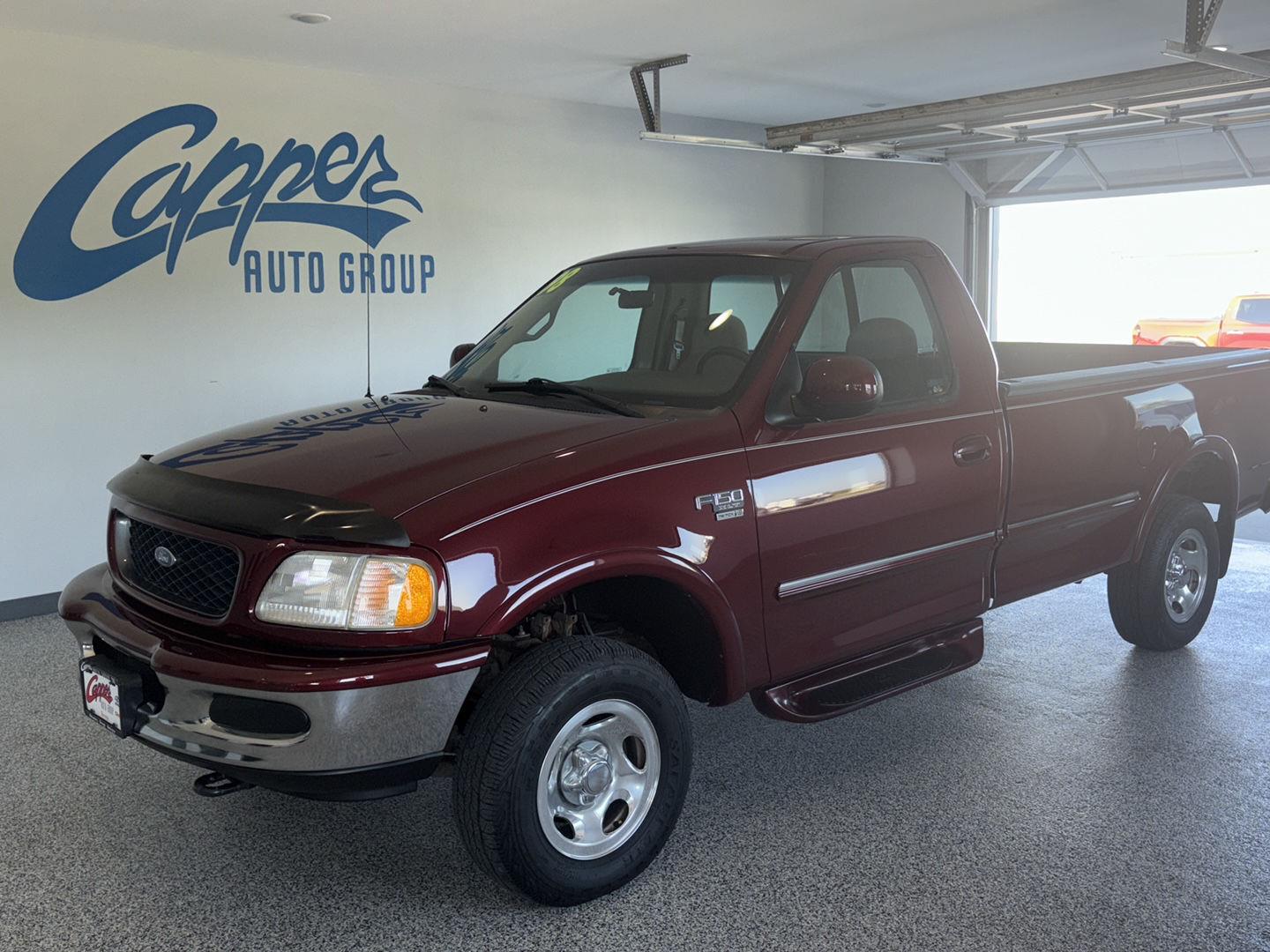 Dark Toreador Red (CC/Met) 1998 Ford F-150 Pickup Truck Four-Wheel Drive Automatic
