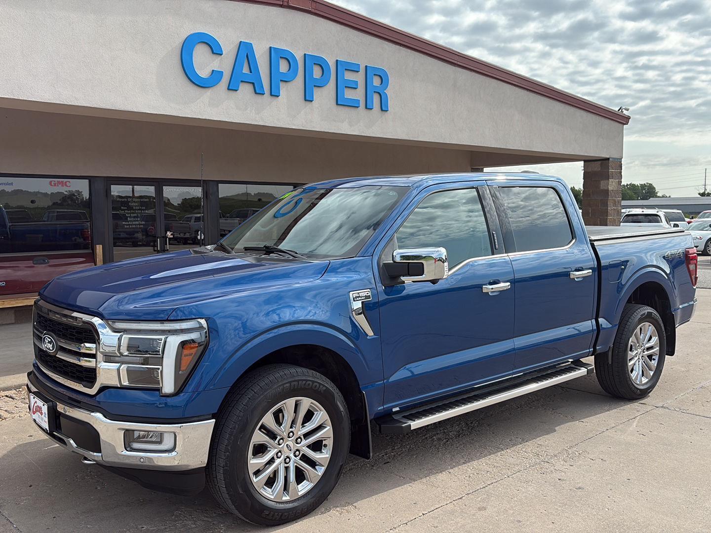 Atlas Blue Metallic 2024 Ford F-150 Pickup Truck Four-Wheel Drive Automatic
