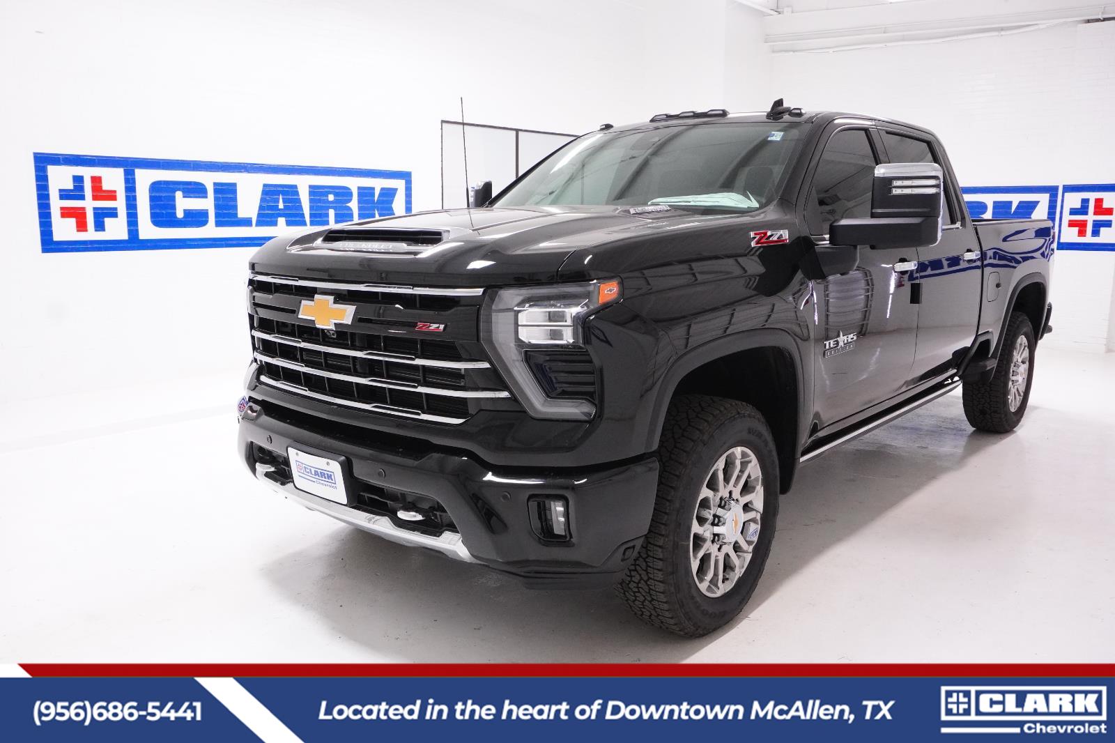 Black 2026 Chevrolet Silverado 2500HD LTZ Crew Cab 4WD Pickup Truck Four-Wheel Drive Automatic