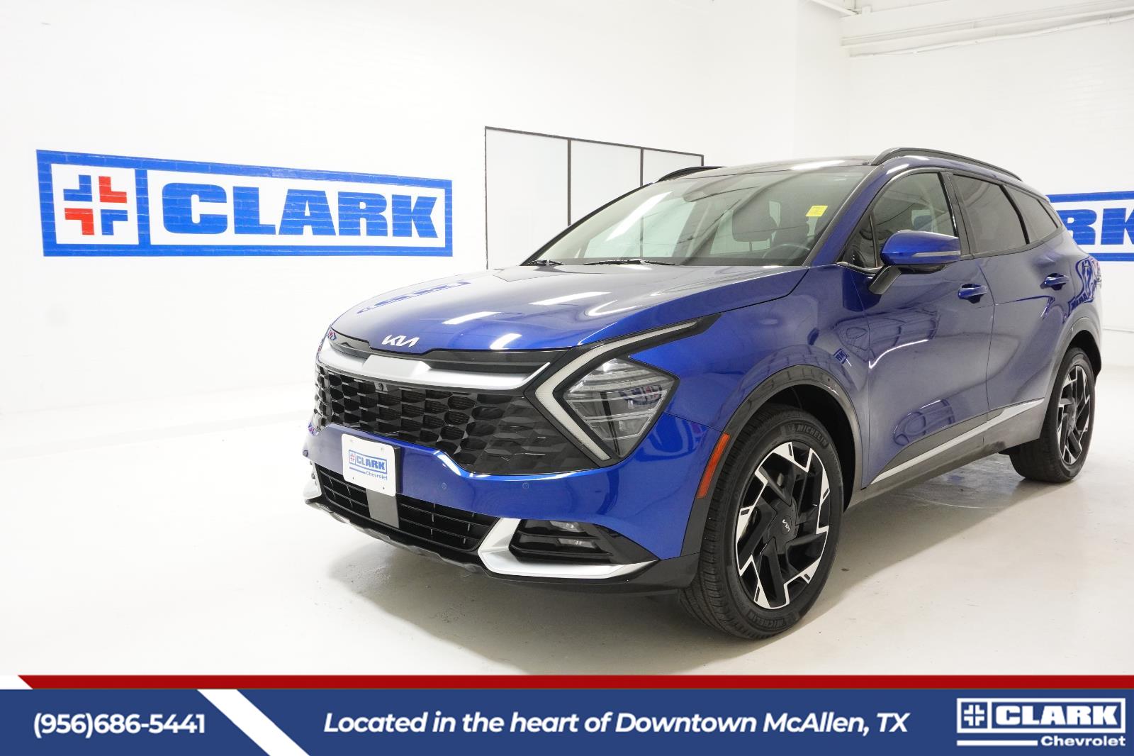 Sapphire Blue 2023 Kia Sportage SX Prestige AWD SUV / Crossover All-Wheel Drive Automatic