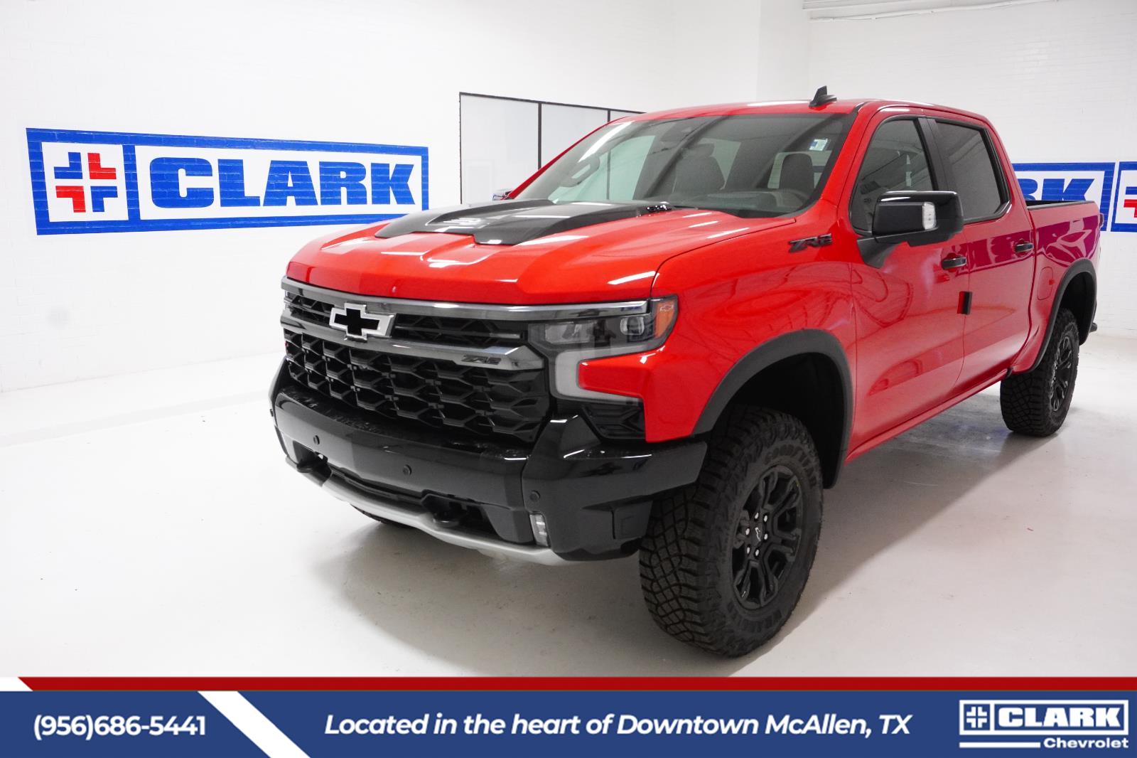 Red Hot 2026 Chevrolet Silverado 1500 ZR2 Crew Cab 4WD Pickup Truck Four-Wheel Drive Automatic
