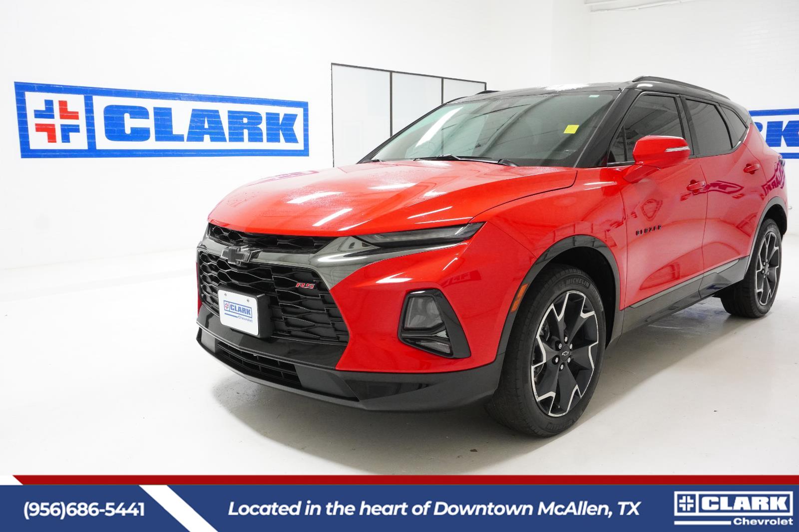Red Hot 2022 Chevrolet Blazer RS FWD SUV / Crossover Front-Wheel Drive 9-Speed Automatic