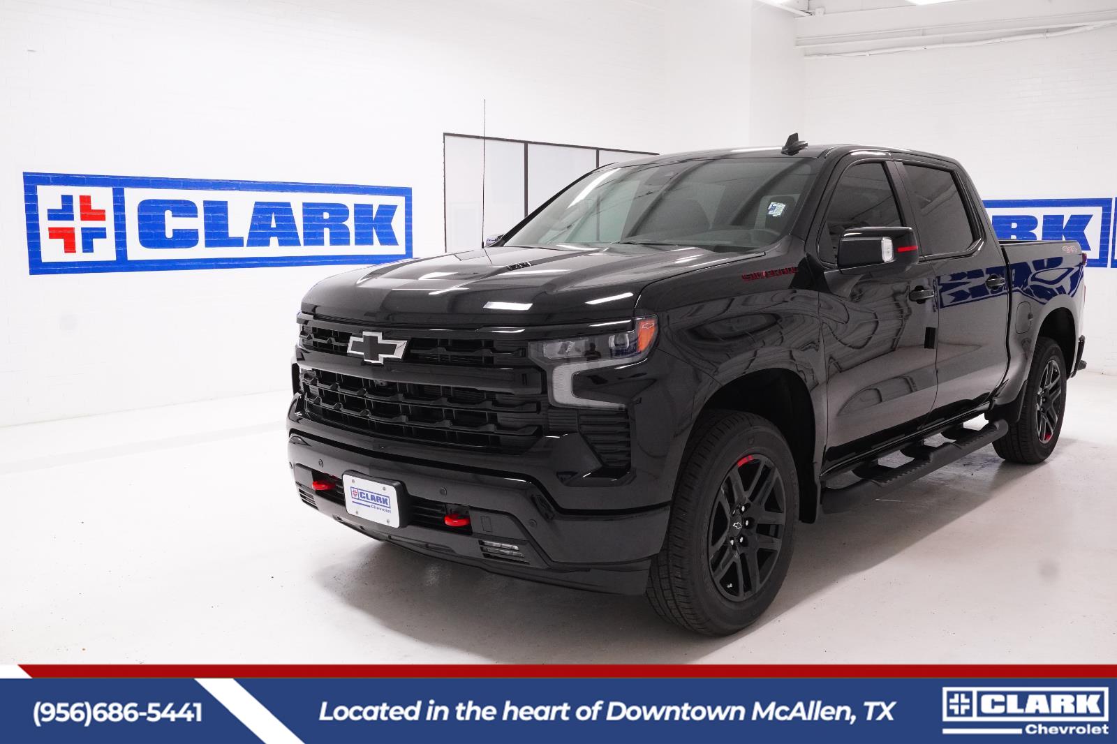 Black 2026 Chevrolet Silverado 1500 Pickup Truck Four-Wheel Drive Automatic