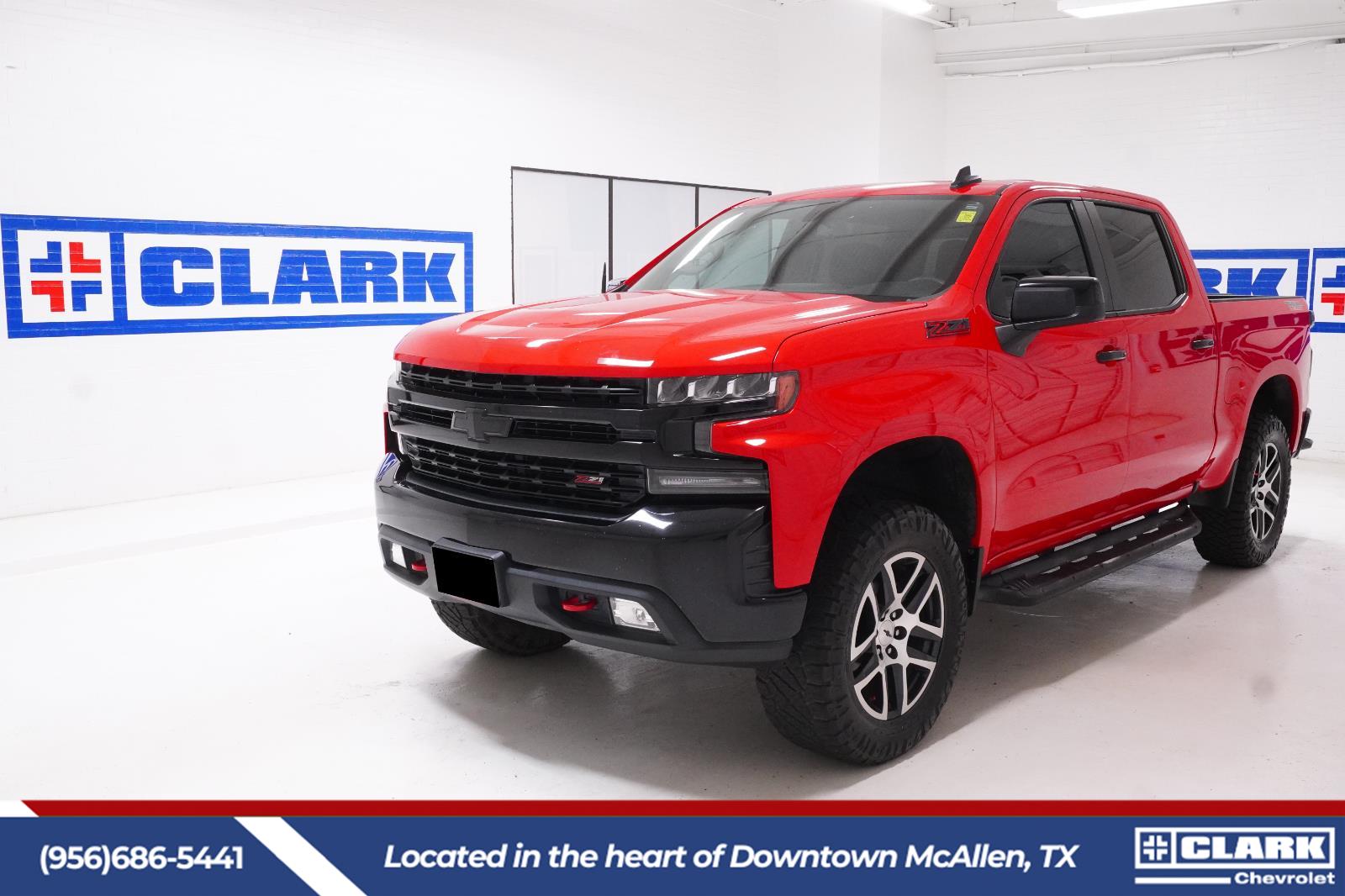 Red Hot 2019 Chevrolet Silverado 1500 LT Trail Boss Crew Cab 4WD Pickup Truck Four-Wheel Drive 8-Speed Automatic