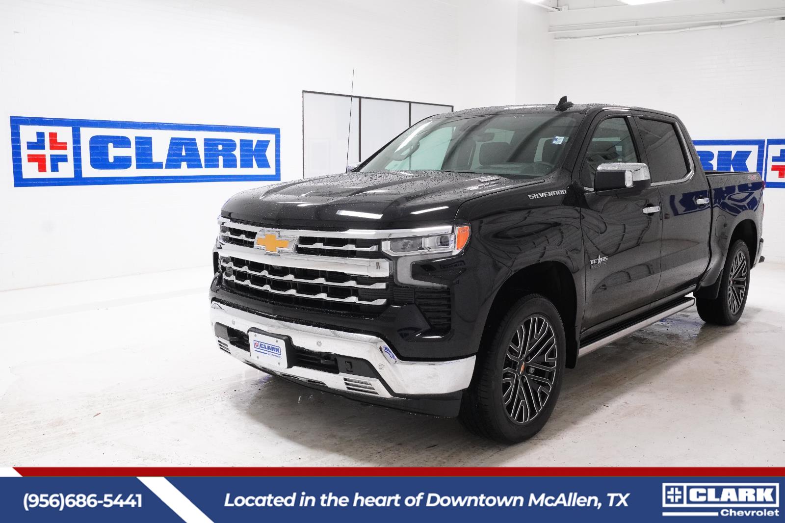 Black 2026 Chevrolet Silverado 1500 Pickup Truck Four-Wheel Drive Automatic