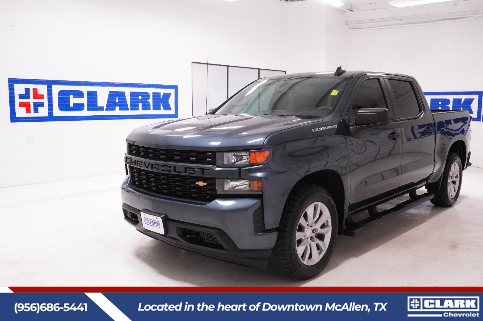 Shadow Gray Metallic 2021 Chevrolet Silverado 1500 Pickup Truck 4X2 8-Speed Automatic