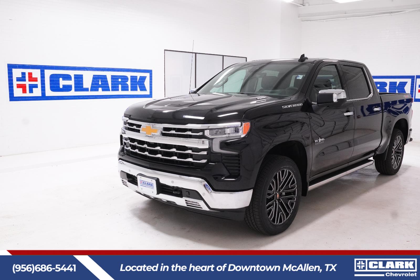 Black 2026 Chevrolet Silverado 1500 Pickup Truck Four-Wheel Drive Automatic