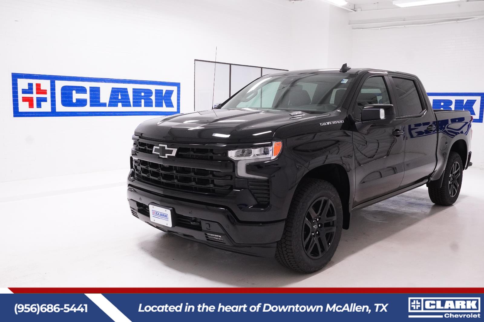 Black 2026 Chevrolet Silverado 1500 Pickup Truck 4X2 8-Speed Automatic