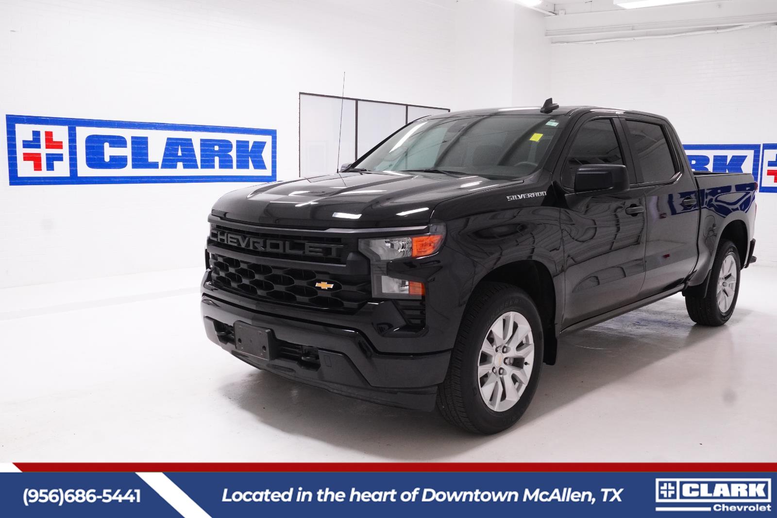 Black 2023 Chevrolet Silverado 1500 Pickup Truck 4X2 8-Speed Automatic