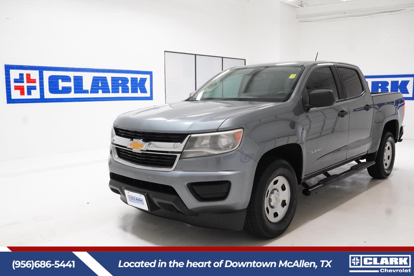 Gray (Satin Steel Metallic) 2020 Chevrolet Colorado Work Truck Crew Cab RWD Pickup Truck 4X2 6-Speed Automatic