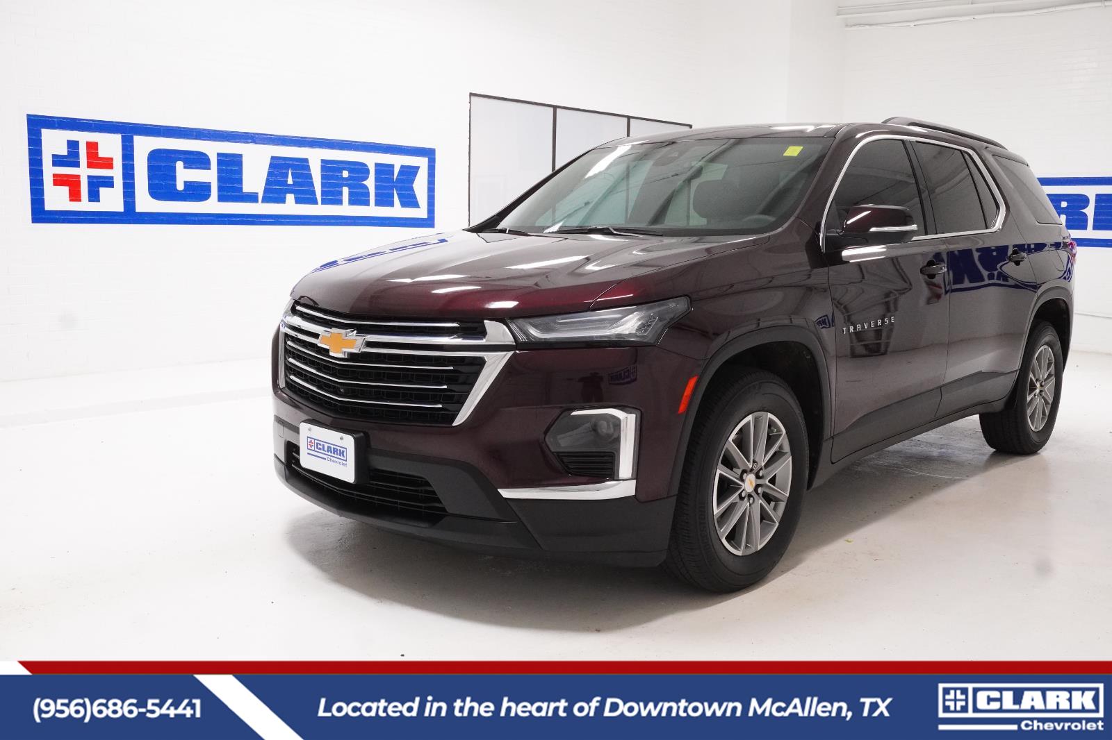 Black Cherry Metallic 2023 Chevrolet Traverse SUV / Crossover Front-Wheel Drive 9-Speed Automatic